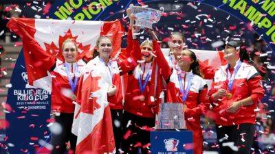 Canada is the world champion in both men's and women's tennis, but it can't stop there