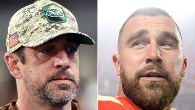Aaron Rodgers - Travis Kelce - Seth Wenig - Travis Kelce takes subtle jab at Aaron Rodgers who dubbed Chiefs star 'Mr. Pfizer' - foxnews.com - New York - state New Jersey - county Park