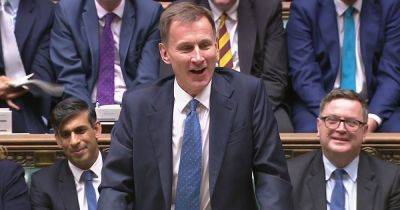 Jeremy Hunt - Jeremy Hunt confirms Universal Credit and pension rises for 2024 with '£470 boost for' families on benefits - manchestereveningnews.co.uk