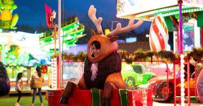 Inside Tinseltown - the fabulous festive fairground and ice rink at the Trafford Centre