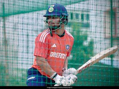 Rinku Singh - Rinku Singh Sweats It Out In Nets Ahead Of First T20I Against Australia. See Pics - sports.ndtv.com - Australia - China - Ireland - India