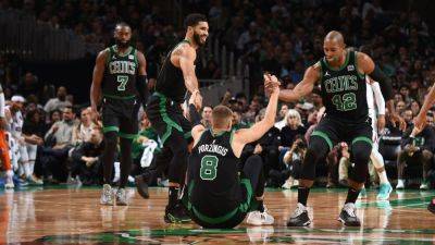 Kristaps Porzingis - Jayson Tatum - Jaylen Brown - Derrick White - Boston Celtics' 'six starters' meeting kicked off hot start - ESPN - espn.com - county Bucks