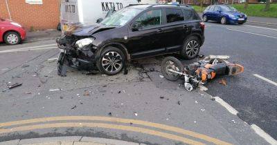 "Everything felt cold and went dark": Motorcyclist thought 'this is how I die' in horrific crash - manchestereveningnews.co.uk