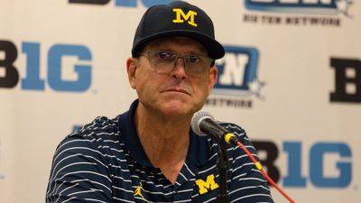 Michigan's Jim Harbaugh will be credited with wins despite being banned from sidelines: report