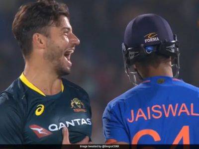 Watch: Marcus Stoinis Nastily Mocks Yashasvi Jaiswal After Horrible Run Out. India Star Does This