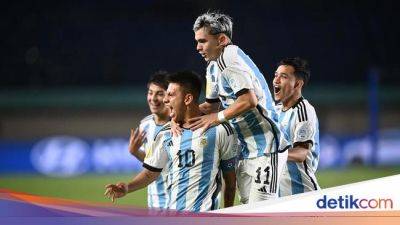 Hasil Piala Dunia U-17 2023: Echeverri Hat-trick, Argentina Sikat Brasil 3-0