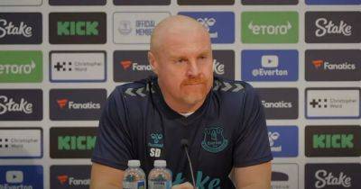 What Everton boss Sean Dyche said on FFP, points deduction and what Manchester United can expect on Sunday