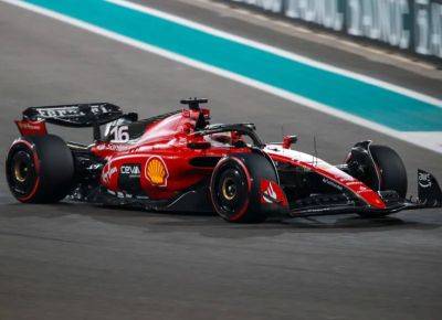 Sergio Perez - Charles Leclerc - Carlos Sainz - Abu Dhabi F1: Leclerc emerges on top after crashes cause havoc in second practice - thenationalnews.com