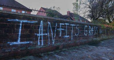 Graffiti appears labelling defendant a 'grass' after giving evidence in Ashley Dale murder trial