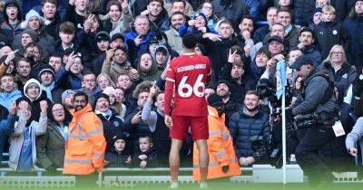 Bernardo Silva - 'It's always funny' - Trent Alexander-Arnold explains his Liverpool FC goal celebration vs Man City - manchestereveningnews.co.uk