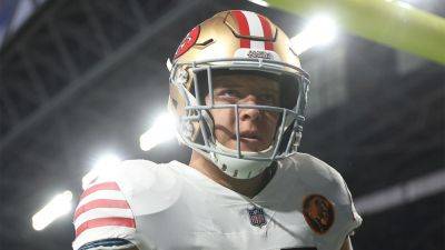 49ers’ Christian McCaffrey appears to pray before record-breaking game