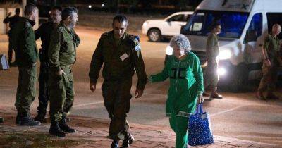 Released Israeli hostages 'in hands of Red Cross' as ceasefire in the Middle East continues