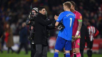 Mikel Arteta happy with clean sheet despite nervy showing from Aaron Ramsdale