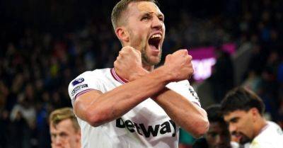 Tomas Soucek nets late winner as West Ham fight back to beat sorry Burnley