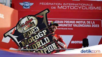 Bagnaia Juara Dunia MotoGP Lagi, Ikuti Jejak Rossi dan Marquez