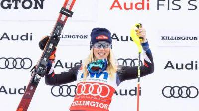 Mikaela Shiffrin - Petra Vlhova - Ingemar Stenmark - Wendy Holdener - Alpine skiing-Shiffrin wins slalom for 90th World Cup victory - channelnewsasia.com - Sweden - Germany - Switzerland - Usa - Slovakia - state Vermont