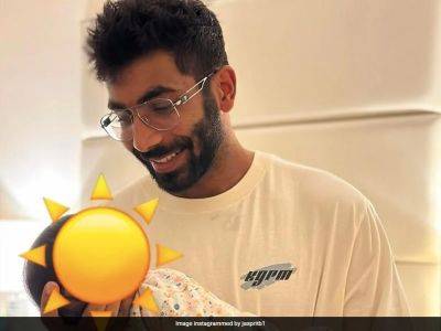 Jasprit Bumrah Posts Picture With Newborn Baby, His Wife Sanjana Ganesan's Comment Can't Be Missed