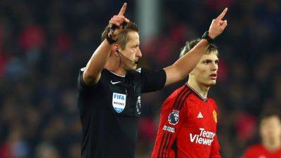 Anthony Martial - Marcus Rashford - Sean Dyche - Pitchside VAR screen a 'farce', says Everton's Dyche - channelnewsasia.com