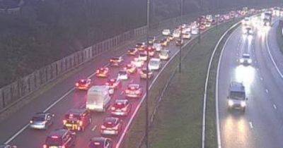 Live updates as M4 accident and car fire cause long delays for motorists