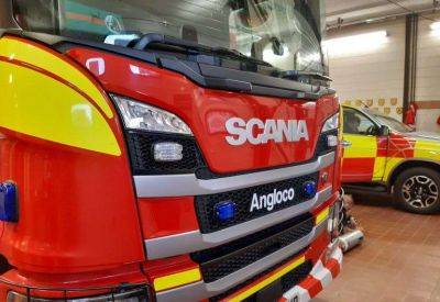 Kent Fire and Rescue attend Chatham Town Women’s FA Cup game against AFC Wimbledon after the referee got stuck in a toilet