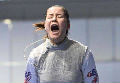 Tom Daley - Bromley’s Cadet & Junior World Fencing champion Amelie Tsang could follow in footsteps of Tom Daley, Alex Yee and Hollie Arnold by winning SportsAid’s One-to-Watch Award - kentonline.co.uk - Britain - Italy - Bulgaria
