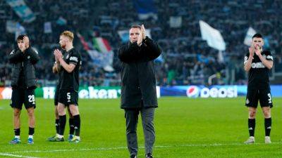 Brendan Rodgers - Ciro Immobile - Luis Palma - Brendan Rodgers laments quality gap after Celtic's European exit - rte.ie
