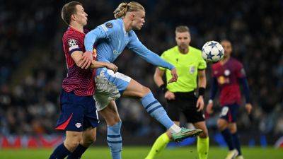 Haaland hits 40 in the Champions League as Man City comeback beats Leipzig