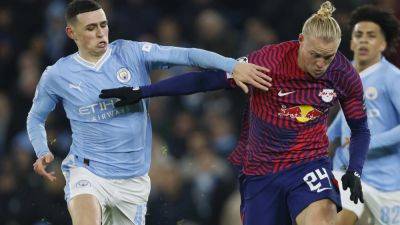 Pep Guardiola - Phil Foden - Lois Openda - Jeremy Doku - Phil Foden: First half against Leipzig 'worst City ever' - rte.ie - Britain