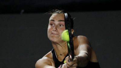 Sabalenka vs Rybakina WTA Finals suspended until Friday due to rain