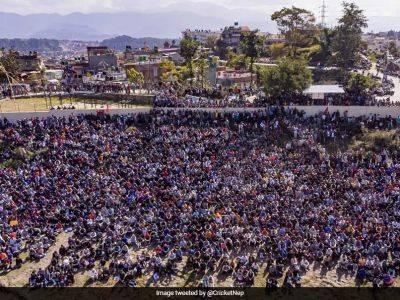 Watch: Epic Scenes As Nepal Qualify For T20 World Cup 2024 After Beating United Arab Emirates - sports.ndtv.com - Usa - Uae - Oman - Nepal