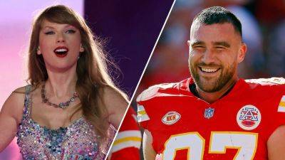 Travis Kelce - Taylor Swift - Travis Kelce asked if he's 'in love' with Taylor Swift, addresses relationship 'status' - foxnews.com - Germany - Usa