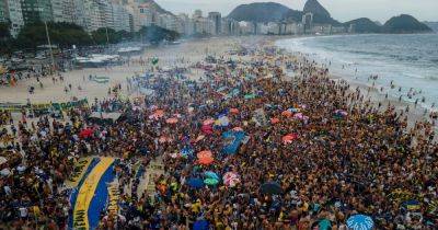 Bonkers Copa Libertadores crescendo arrives as riot police and Copacabana rammies tee up Rio judgement night - dailyrecord.co.uk - Spain - Brazil - Usa - Greece