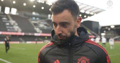 Bruno Fernandes sends warning to his teammates after Manchester United win vs Fulham