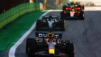 Max Verstappen - Lewis Hamilton - George Russell - Sergio Perez - Charles Leclerc - Carlos Sainz - Max Verstappen takes victory in Sao Paulo sprint race - rte.ie - Brazil