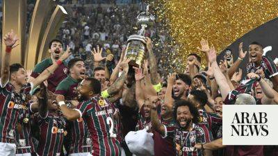 John Kennedy - Ousmane Dembele - Atletico Madrid - Nuno Santo - Fluminense beat Boca in extra time to win first Copa Libertadores title - arabnews.com - Germany - Spain - Brazil - Argentina - Israel - Palestine