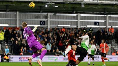 Liverpool striker Luis Diaz strikes in added-time to deny brave Luton Town