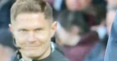 Fourth official 'smiles and nods' at Rangers celebrations as Celtic and Hearts fans say it's 'not a good look'