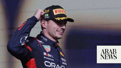 Max Verstappen wins again as Fernando Alonso snatches third on the line in Brazil