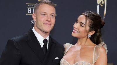 49ers' Christian McCaffrey leaves fiancée Olivia Culpo in tears with surprise at her bachelorette party
