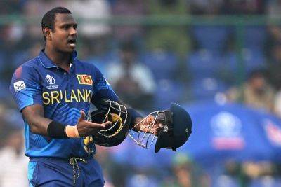 Sri Lanka batter Angelo Mathews becomes first international cricketer to be timed out