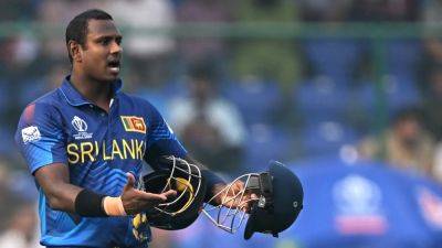 Angelo Mathews becomes first international cricketer to be timed out