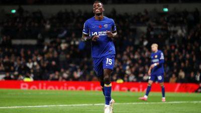 Spurs suffer dismissals, injuries and defeat as Jackson hits hat-trick for Chelsea