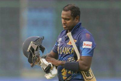 Shakib Al-Hasan - Angelo Mathews - Sri Lanka's Angelo Mathews calls Bangladesh 'disgraceful' after controversial dismissal - thenationalnews.com - Sri Lanka - Bangladesh