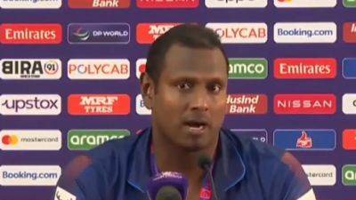 Timed Out Controversy: Angelo Mathews Blasts Shakib Al Hasan's "Disgraceful" Act In Press Conference