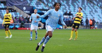 Emile Heskey's two sons combine to put Man City on cusp of Youth League progress - manchestereveningnews.co.uk