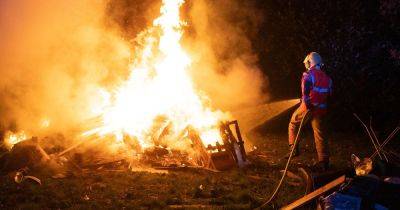 Another chaotic Bonfire Night with fire crews called out to over 200 incidents across Greater Manchester