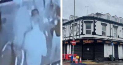 Moment man is knocked out on dance floor in troubled bar where staff stamped on customer's head and punter had his ear bitten off - manchestereveningnews.co.uk