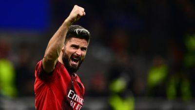 Giroud secures AC Milan 2-1 win against PSG in Champions League game