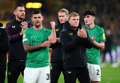 Eddie Howe refuses to use absences as an excuse after Newcastle's defeat to Dortmund