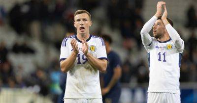 Kieran Tierney - Aaron Hickey - Andy Robertson - Angus Gunn - Kenny Maclean - Leeds United - Stuart Armstrong - Greg Taylor - Kevin Nisbet - Liam Kelly - Steve Clarke - Anthony Ralston - Scotland squad for Norway and Georgia clashes named as three Lanarkshire stars earn call-ups - dailyrecord.co.uk - France - Spain - Scotland - Norway - Georgia - county Lewis - county Scott - county Southampton - county Armstrong
